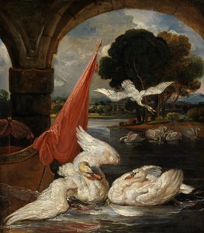 The Descent of the Swan, Illustration for 